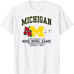 Michigan Wolverines Rose Bowl 2024 College Football Semi Final Champions Shirt